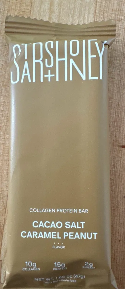 COLLAGEN PROTEIN BAR CACAO SALT CARAMEL PEANUT