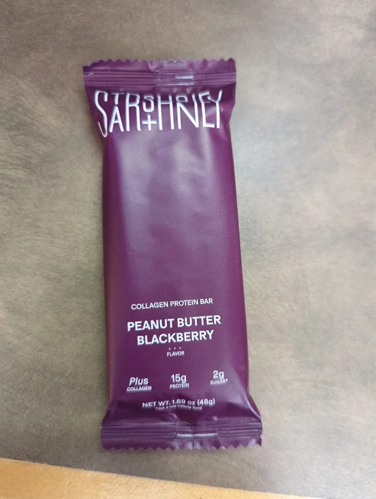 Collagen Protein Bar Peanut Butter Blackberry Flavor