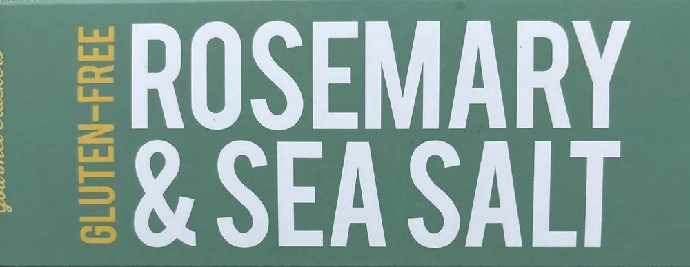 Rosemary Sea Salt Crackers