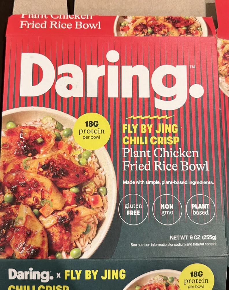 Fly By Jing Chili Crisp Plant Chicken Fried Rice Bowl