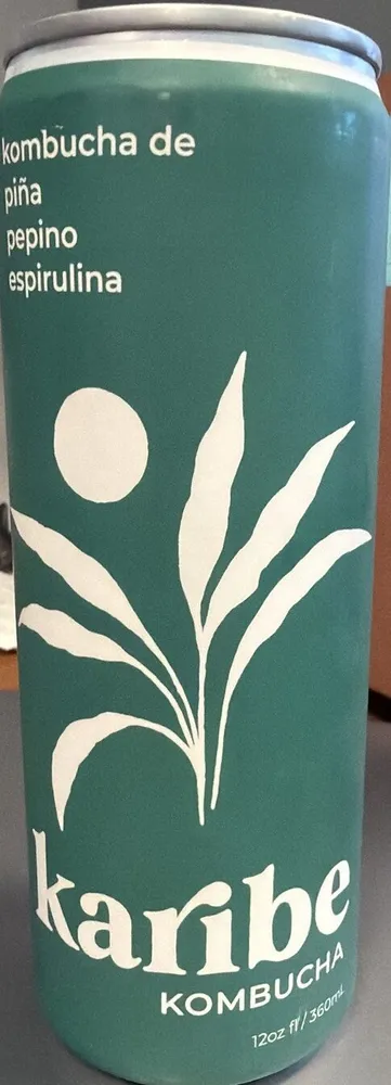 Kombucha De Piña Pepino Espirulina