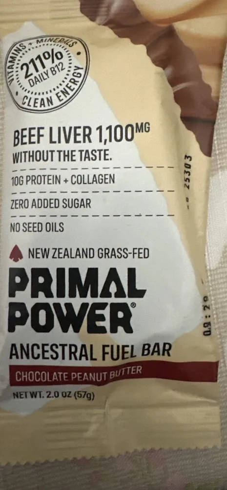 Ancestral Fuel Bar Chocolate Peanut Butter