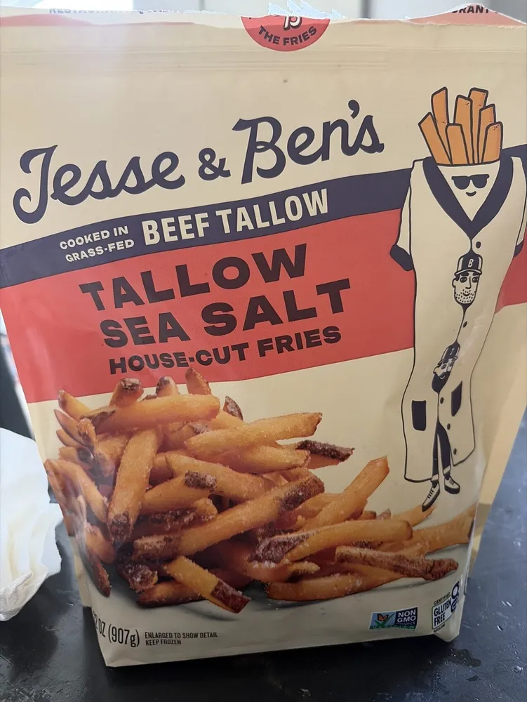Beef tallow sea salt fries