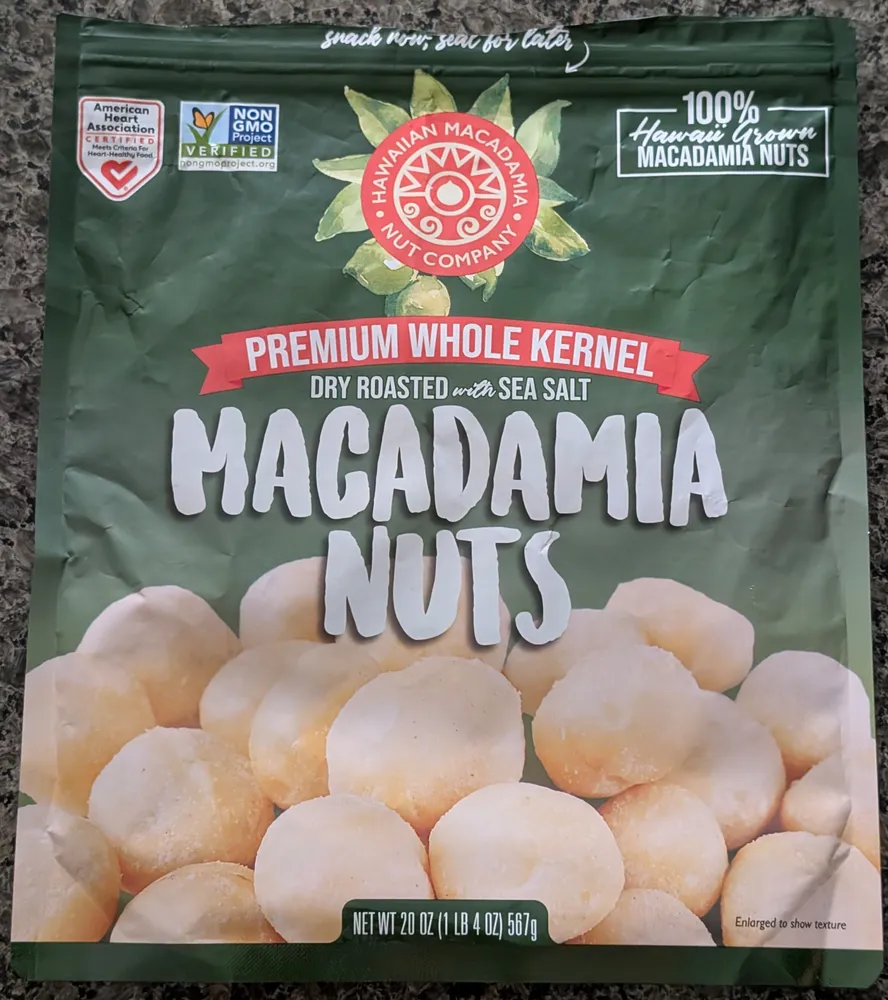 Roasted Macadamia Nuts with Sea Salt