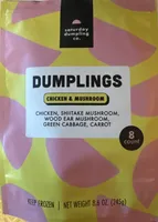 Chicken & Mushroom Dumplings