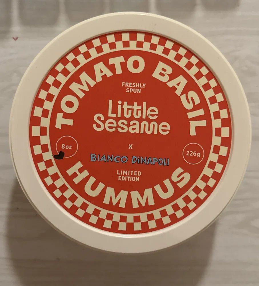 Little Sesame Tomato Basil Hummus
