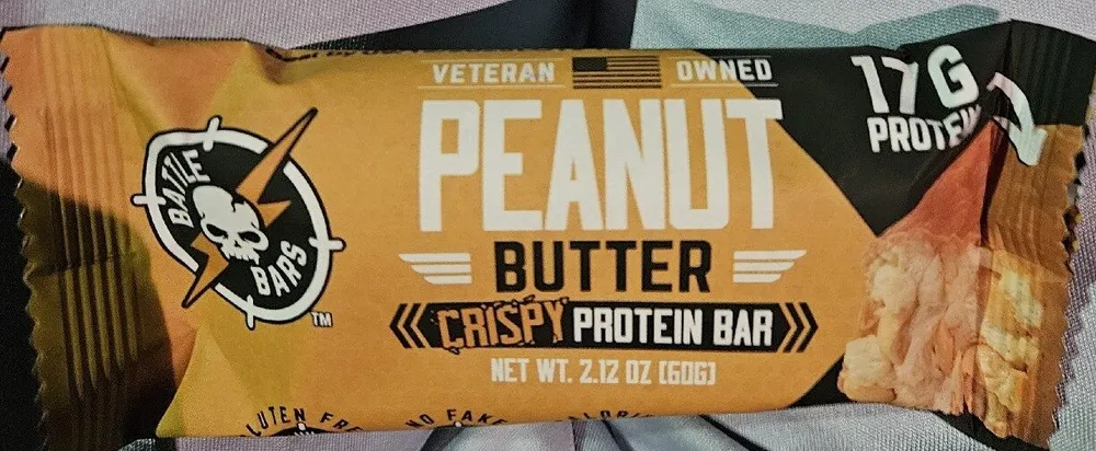 Peanut Butter Crispy Protein Bar
