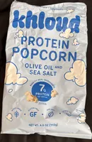 Protein Popcorn Olive Oil and Sea Salt