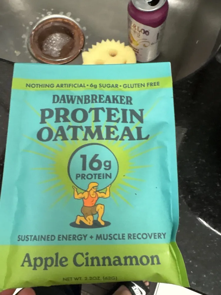 Protein Oatmeal apple Cinnamon