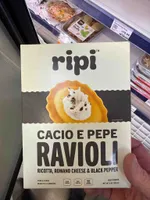 Cacio E Pepe Ravioli Ricotta, Romano Cheese & Black Pepper