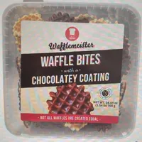 Waffle Bites with a Chocolatey Coating