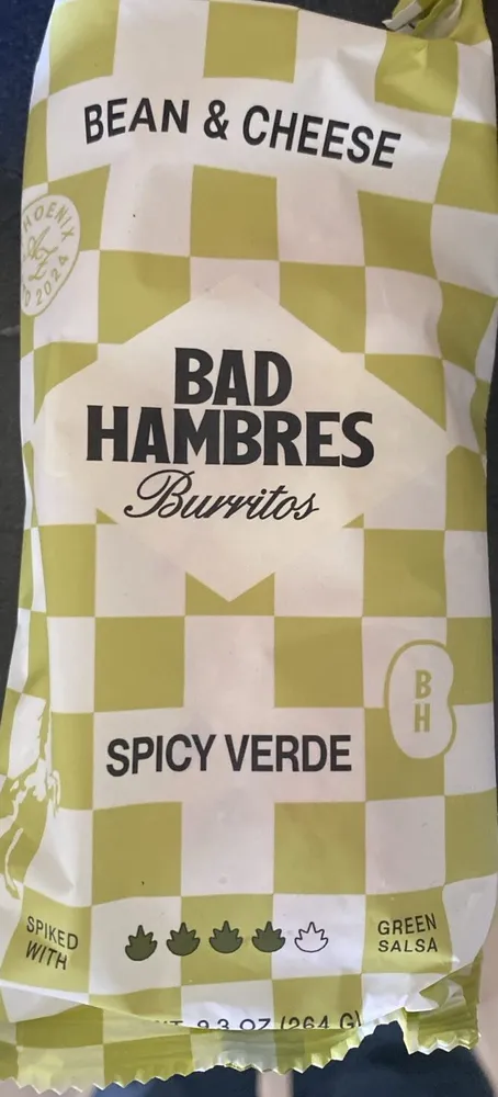 Bean & Cheese Spicy Verde Burrito