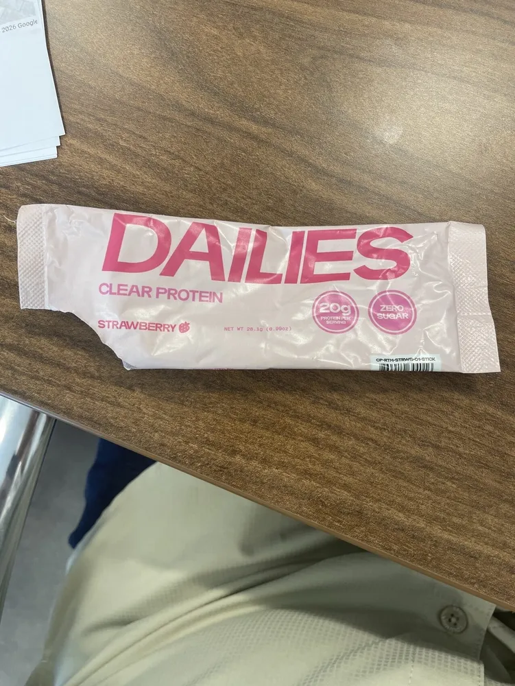 Strawberry clear protein