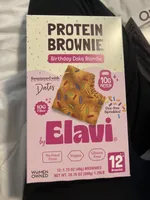 Protein Brownie Birthday Cake Blondie