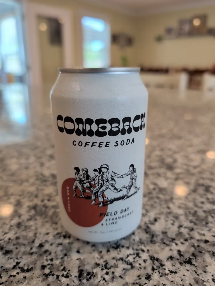 Field Day Strawberry & Lime Coffee Soda