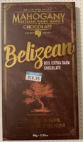 Mahogany Belizean 80% extra dark chocolate