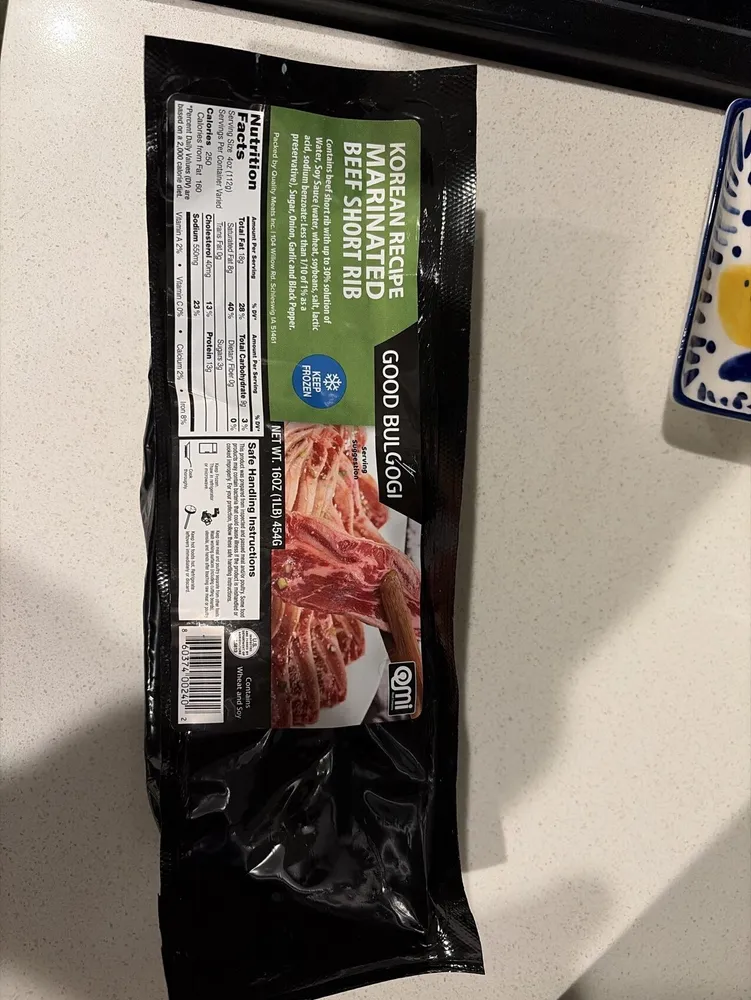 Korean Marinated Beef Shortribs