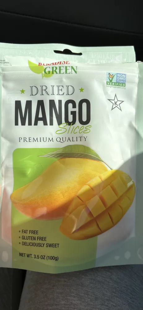 Paradise green Dried Mango