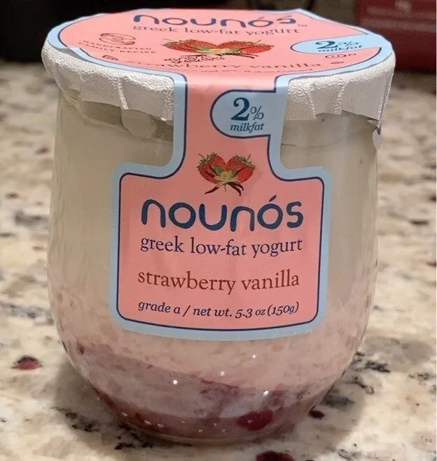 Strawberry Vanilla Greek Yogurt