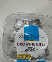 Triple chocolate brownie