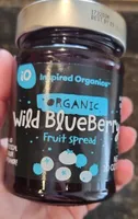 Organic wild blueberry fruit spread