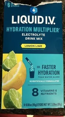 HLiquid I.V. Hydration Multiplyer Electrolyte Drink Mix - Lemon Lime