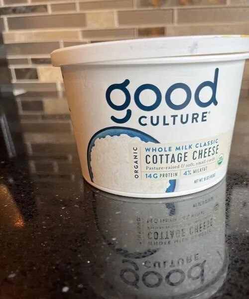 Whole milk cottage cheese