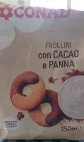 Frollini con cacao e panna