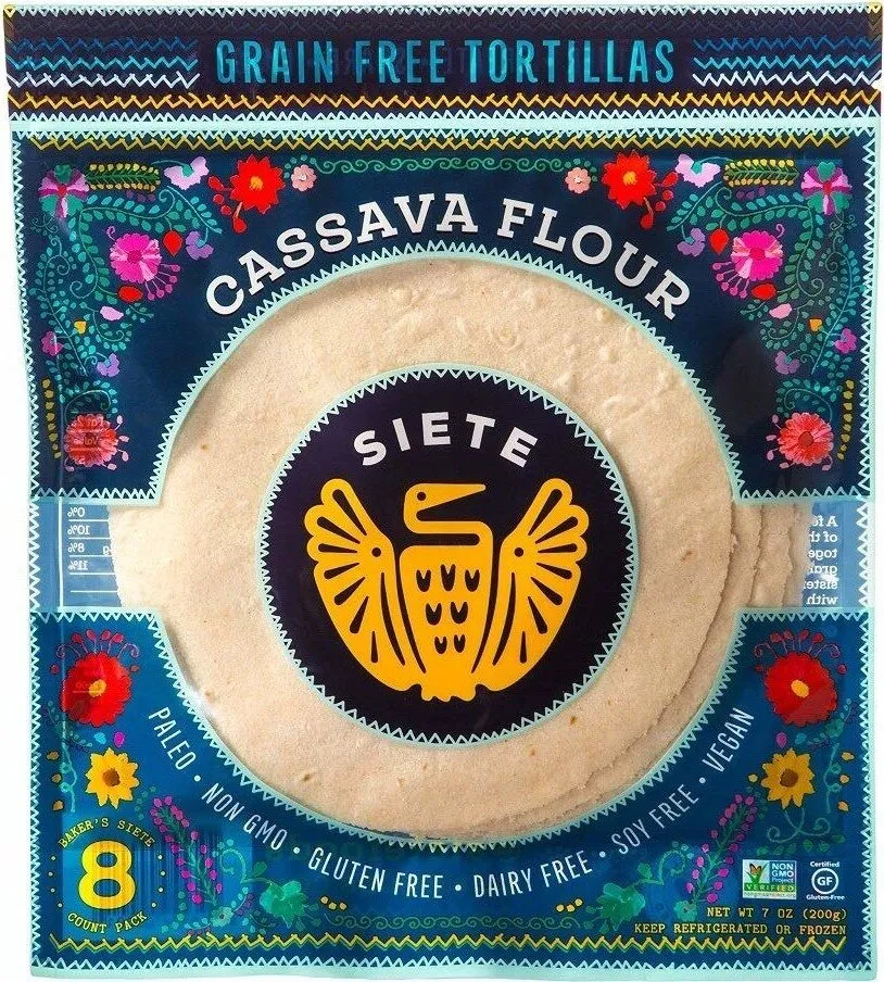 Cassava Flour Tortillas