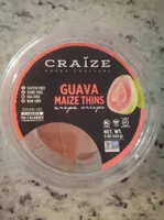 Guava maize thins arepa crisps