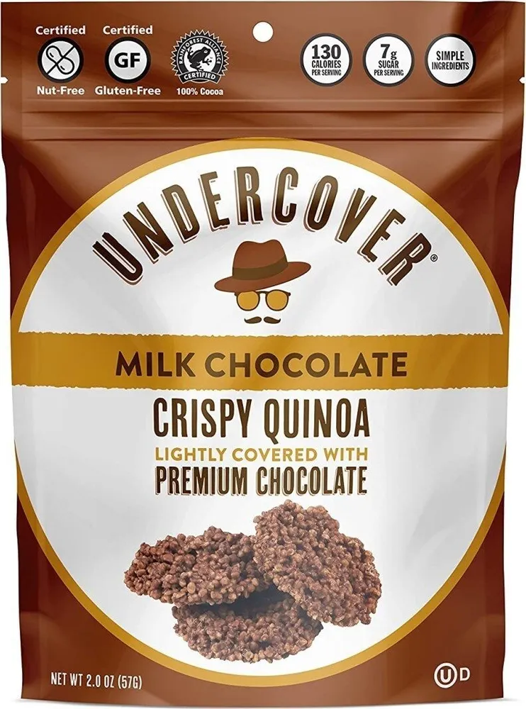 CHOCOLATE QUINOA CRISPS MILK CHOCOLATE