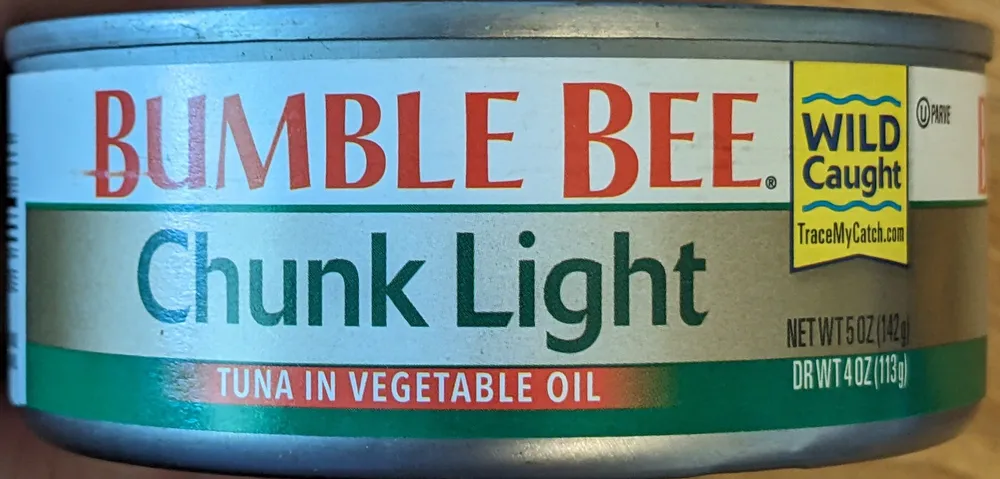 Chunk Light Tuna in Vegetable Oil