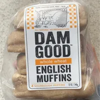 Whole wheat English muffin
