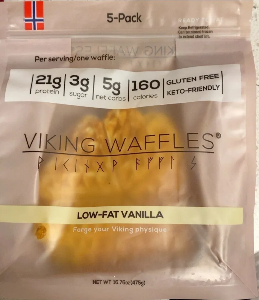 Viking Waffles Low-Fat Vanilla