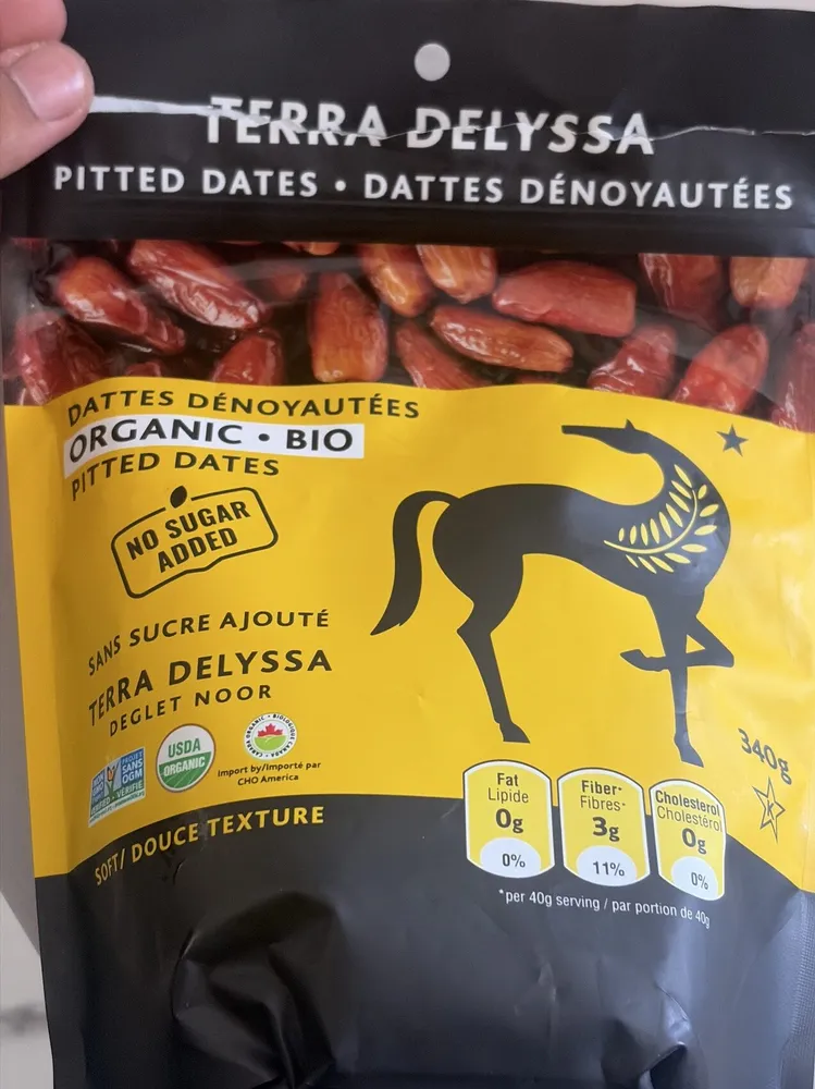 Dattes dénoyautés bio