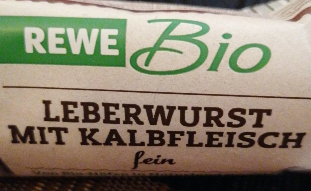 Leberwurst mit Kalbfleisch