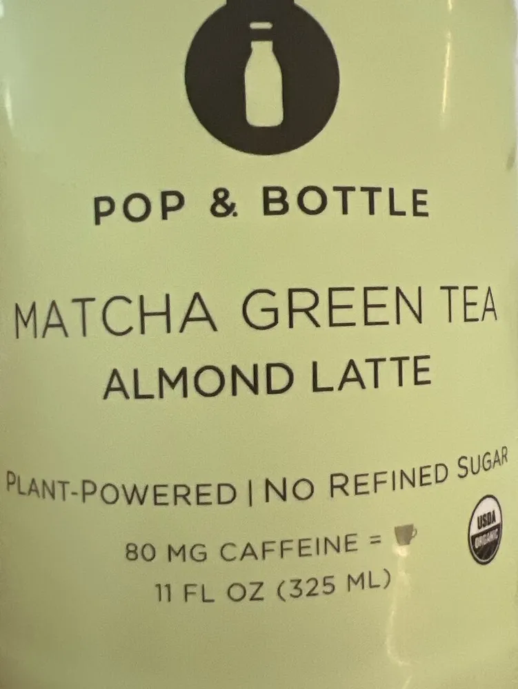 MATCHA GREEN TEA ALMOND LATTE