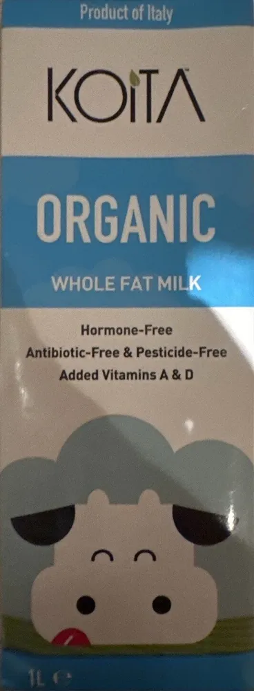 Organic milk