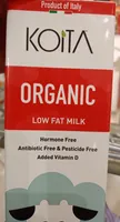 Koita Organic Cow Milk Low Fat