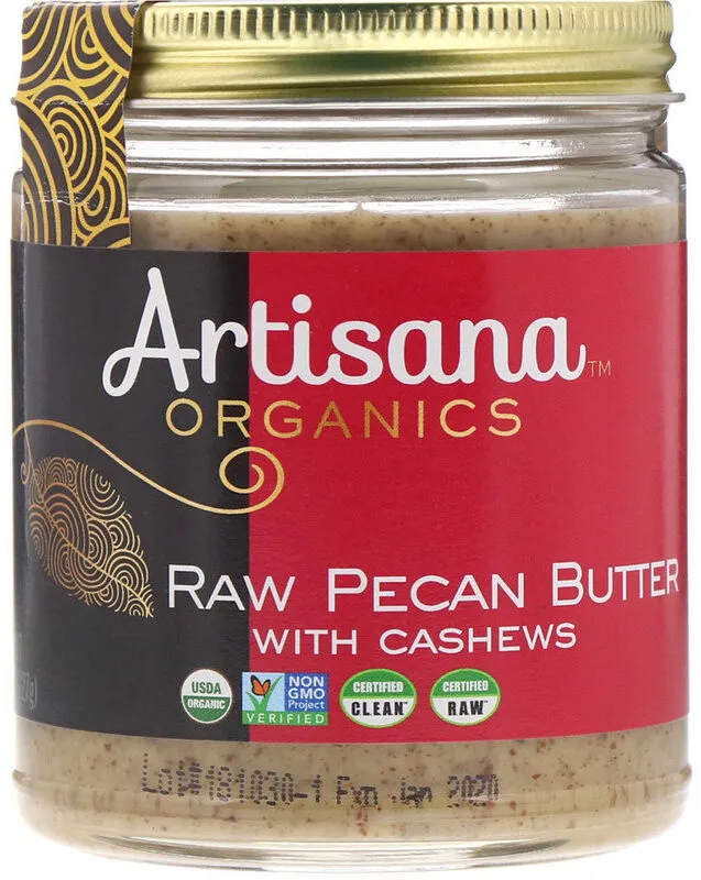Organic Raw Pecan Butter With Cashews