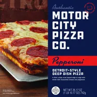 Pepperoni Detroit-Style Deep Dish Pizza
