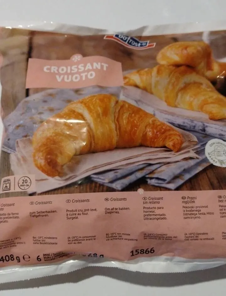 Croissant vuoto