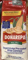 Precooked white corn flour