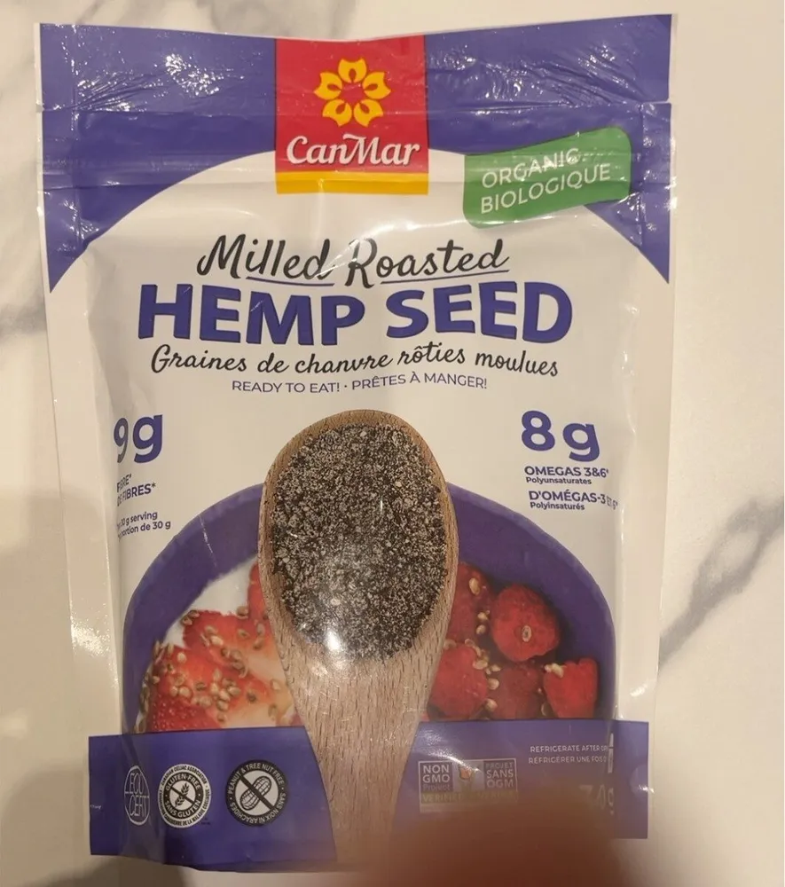 Organic Whole Roasted Hemp seed