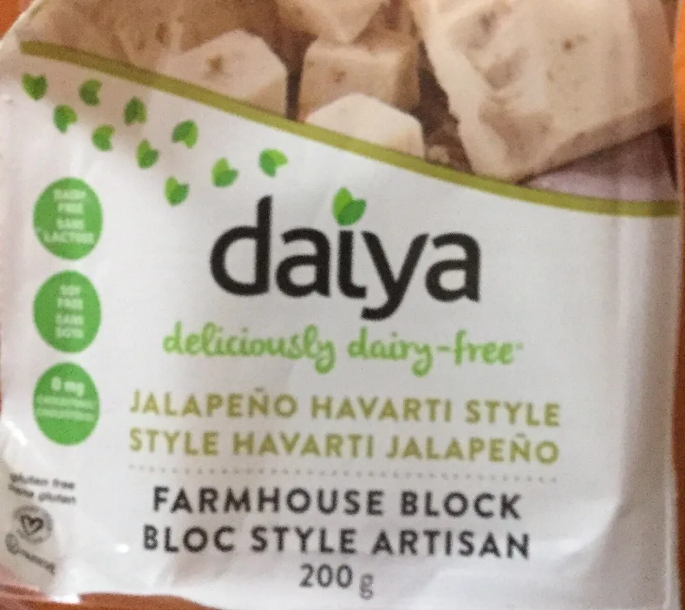 Dairy-Free Jalapeno Havarti Block