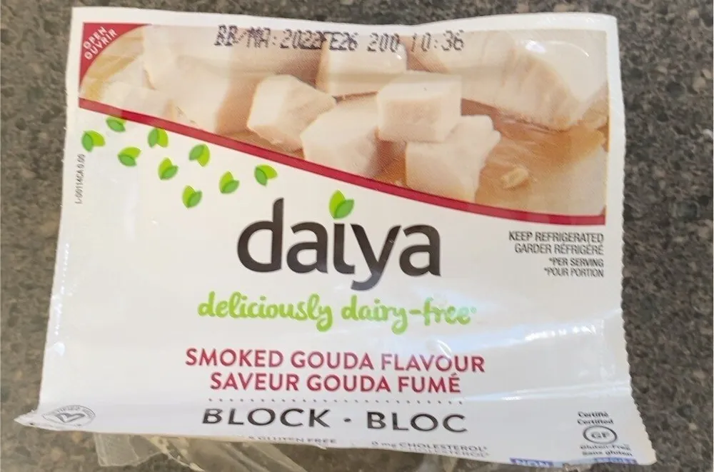 Dairy-Free Smoked Gouda Block