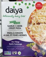 Garlic and herb crust pizza