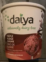 Dessert non laitier trio de fudge