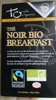Thé noir bio breakfast 24 dos