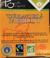 Thé blanc bio à l'abricot